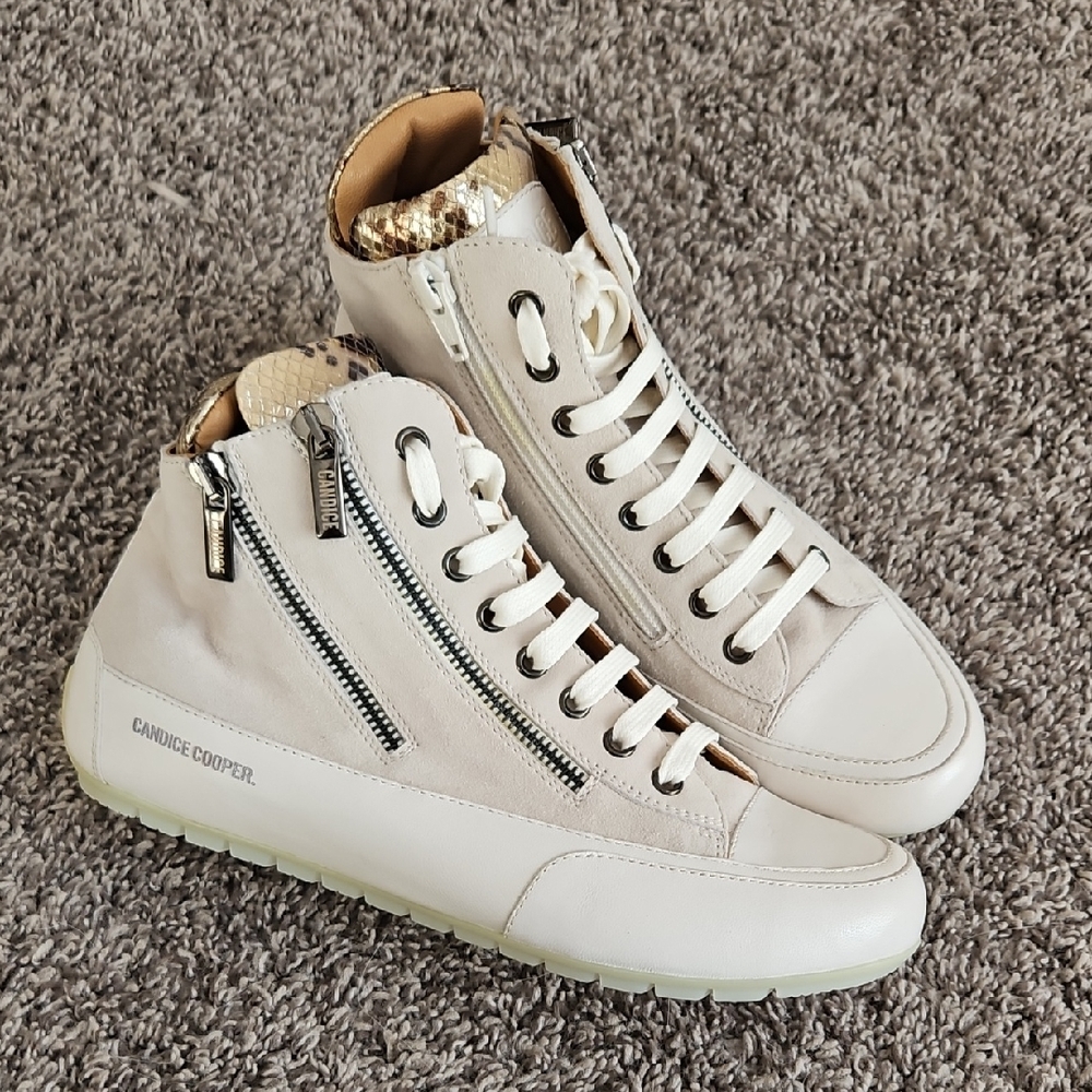Women's Candice Cooper Leather Hi-tops